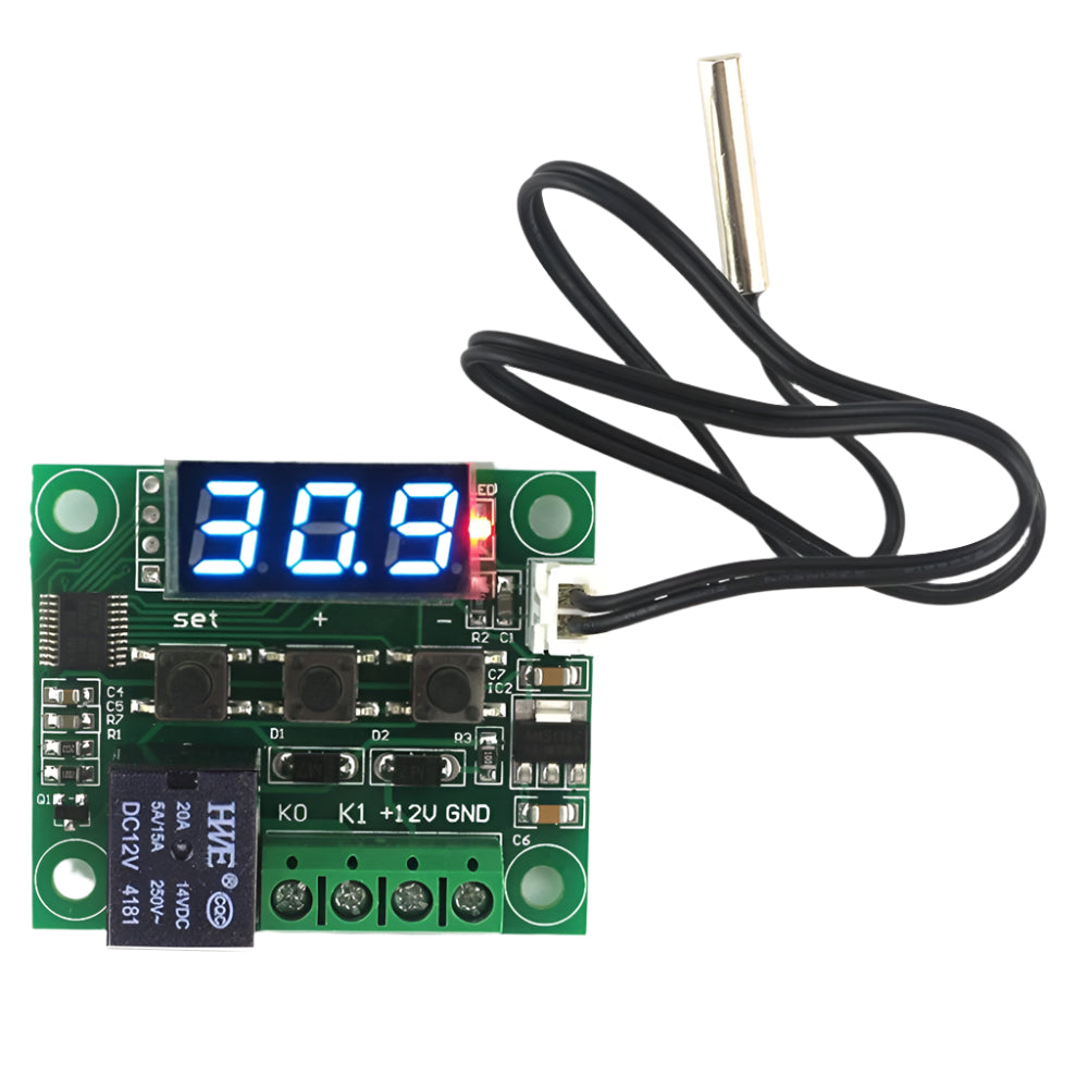 4-delige LED Digitale Thermostaat 12V voor W1209 met 4-delige LED Digitale Thermostaat 12V voor W1209 met