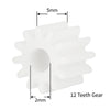12 teeth small plastic gear for 2mm motor shaft