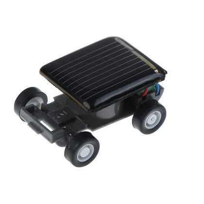 World’s smallest solar powered car robot toy in action