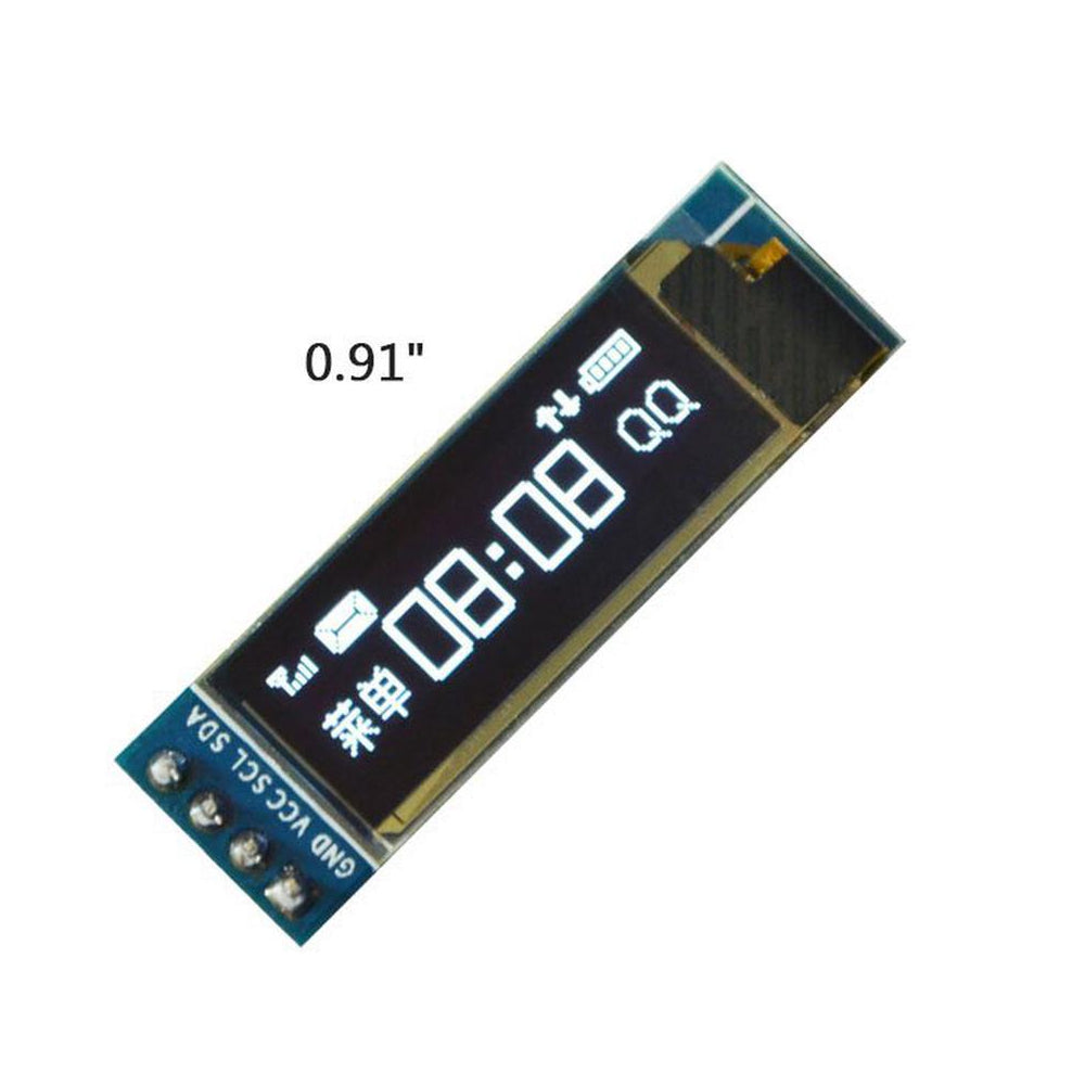 Buy 0.91 Inch 128x32 I2C IIC Serial OLED LCD Screen DIY Module 4-PIN DC 3.3V 5V 12832 SSD1306 Low Consumption LED Display Compatible With PIC Ar-duino Online At Low Prices In - Foto 11
