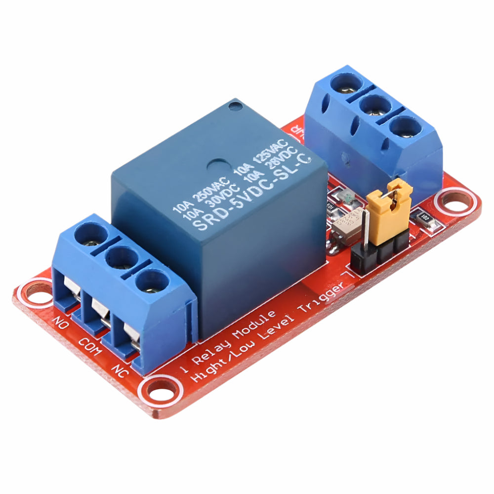 24V 1-Channel Relay Module with Optocoupler & Level Trigger