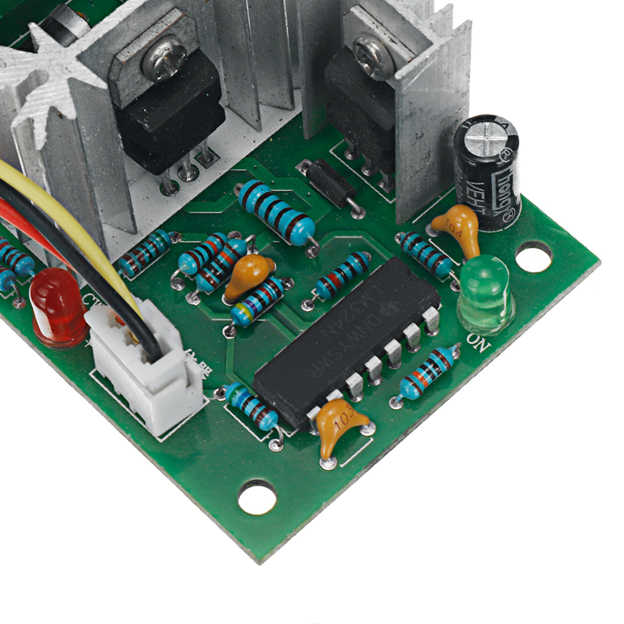 Adjustable DC Motor Speed PWM Controller 10V 12V 24V 30V Reversing Switch 120W