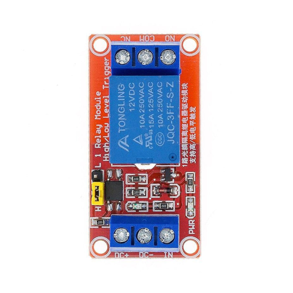 12V 1-Channel Relay Module with Optocoupler & Level Trigger
