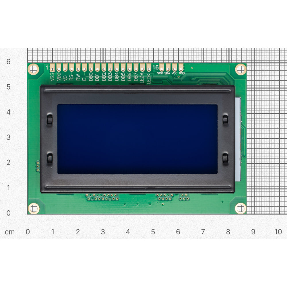 16X4 Calculation of  Lcd Display