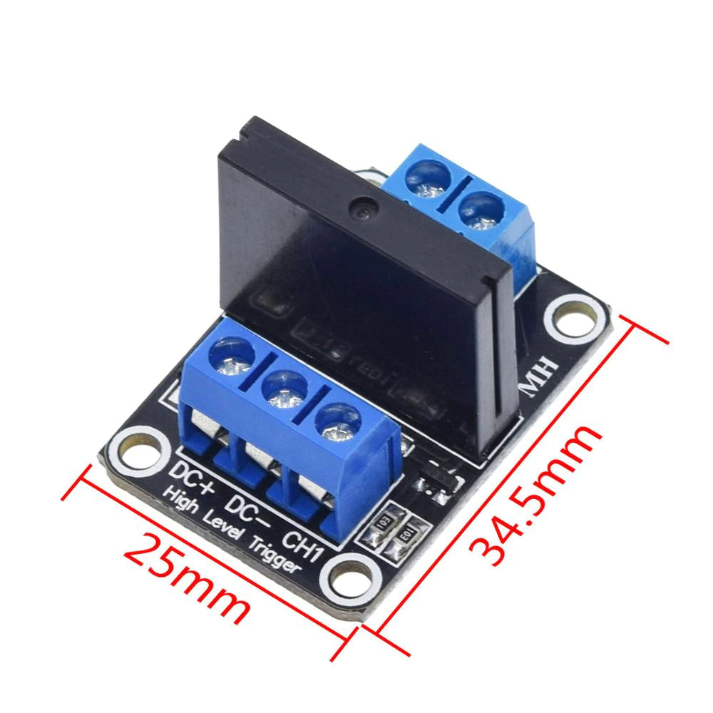 1-Channel 5V Solid State Relay Module with Fuse | 250V 2A