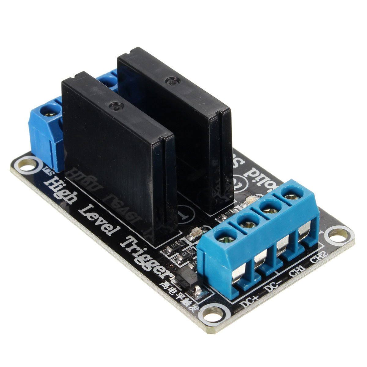 DC-AC 25A 3-32VDC 40-480VAC Halbleiterrelais SSR mit Kühlkörper D4825D für Crydom DC-AC 25A 3-32VDC 40-480VAC Halbleiterrelais SSR mit Kühlkörper D4825D für Crydom