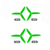 (2 Pairs) 5030 3-Blades CW CCW Propeller (Green+Black) for 250 mini Quadcopter