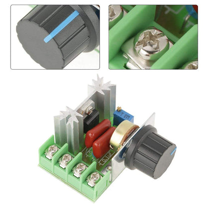 220V 2000W Thyristor, High-Power Electronic Regulator, can Change Light, Speed and Temperature