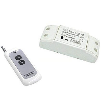433M Wireless Switch + 2 Key High Power Remote Control / 12V Single wireless delay switch / Intelligent remote control switch