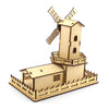 DIY Wooden Music Box & Color Lamp Windmill Castle – Magical Craft Kit