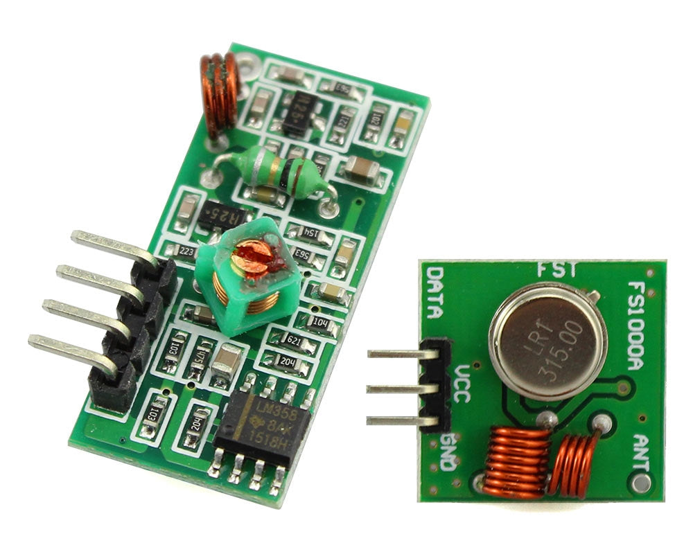 315MHz RF Transmitter and Receiver:Wireless Connectivity