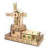 DIY Wooden Music Box & Color Lamp Windmill Castle – Magical Craft Kit