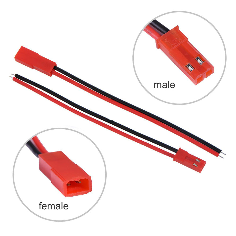 Male+Female JST battery Pigtail 1500 length (4 Pairs)