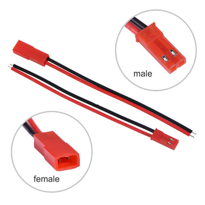 Male+Female JST battery Pigtail 1500 length (4 Pairs)