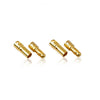 (4 Sets) 3.5mm Gold Bullet Connector & Shrink tubing For Rc - SG-B03x10