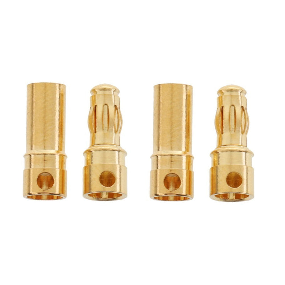 (4 Sets) 3.5mm Gold Bullet Connector & Shrink tubing For Rc - SG-B03x10