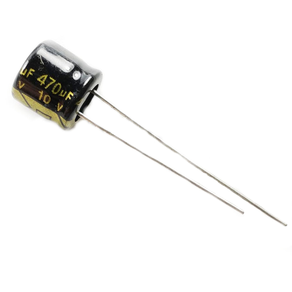 PF 470uF 250V Electrolytic Capacitor 22x35mm – High Quality, Aluminum, Pin Termination