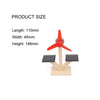 Solar Powered Rechargeable Fan Size Detials