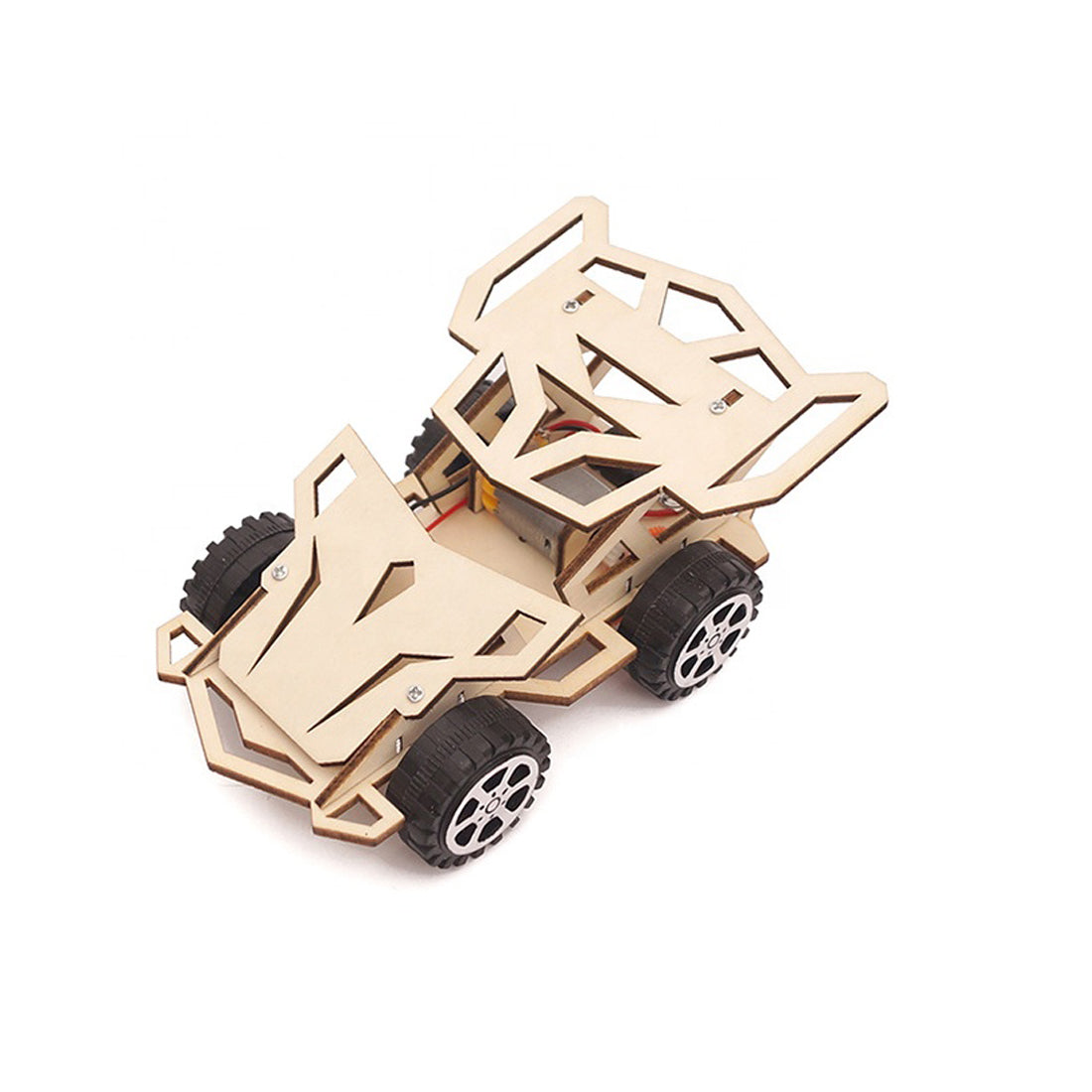 DIY STEM Science Education toy kits four wheel drive kids cars