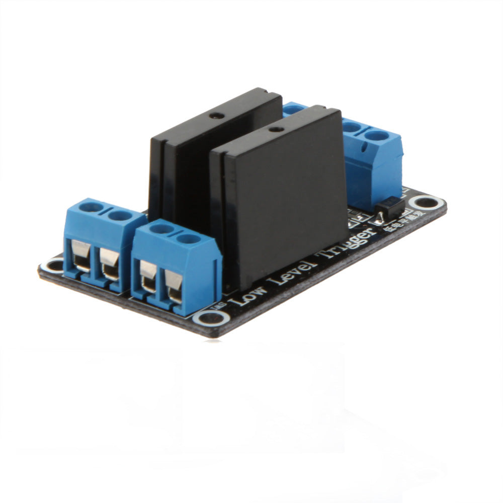 5V 2 Channel Solid State Relay Module with Resistive Fuse