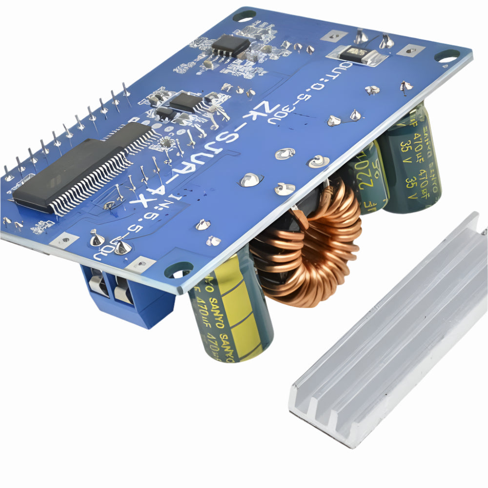 Buck-Boost Converter Display – Adjustable DC Voltage Regulator
