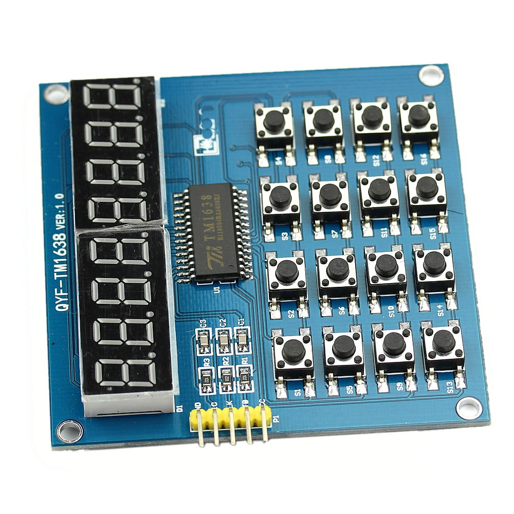 8 Bits LED Digital tube Module Keyboard Scan and Display Module TM1638 MCU