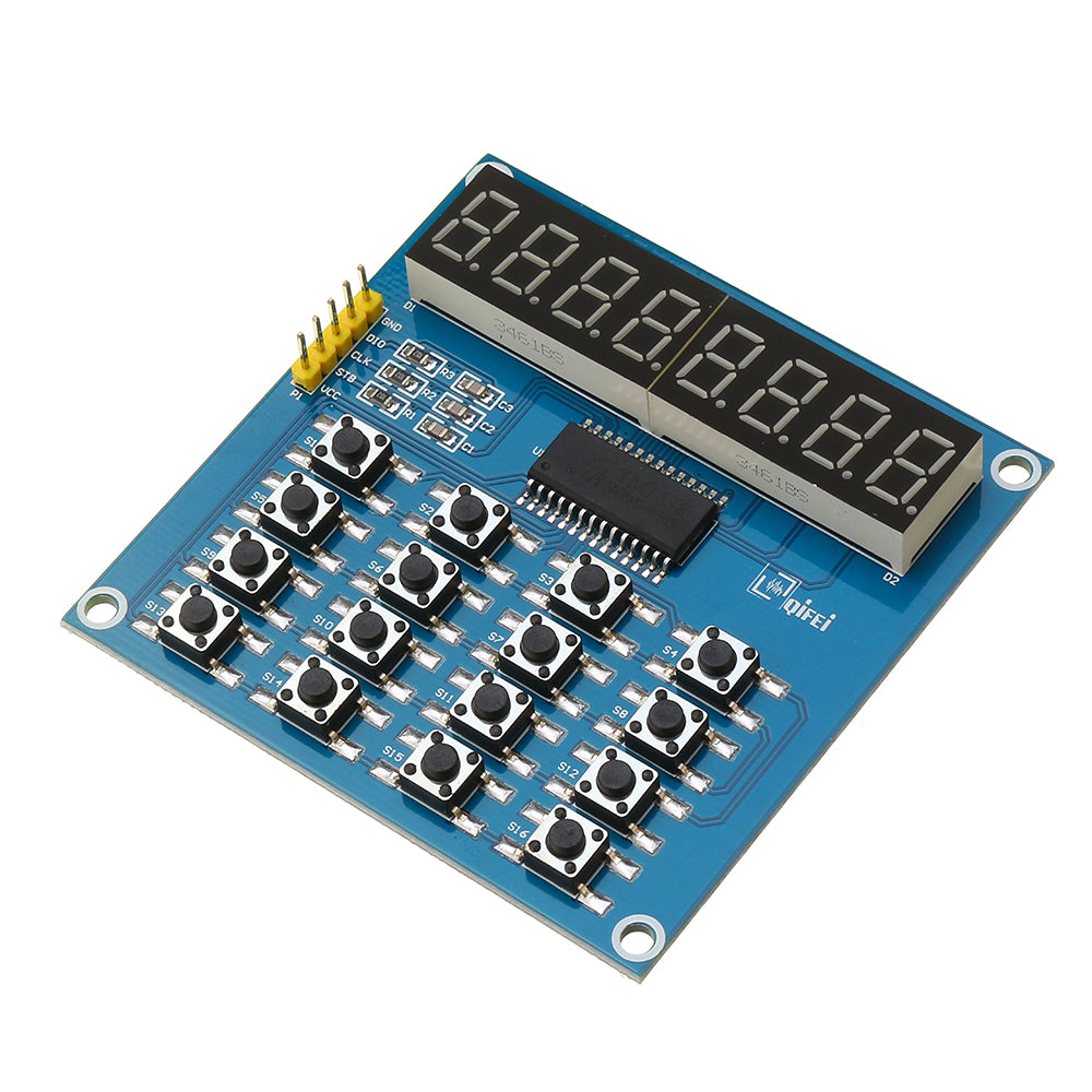8 Bits LED Digital tube Module Keyboard Scan and Display Module TM1638 ...
