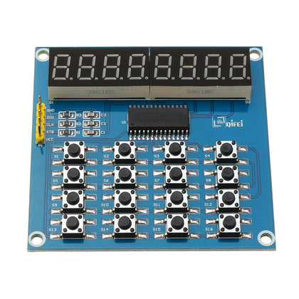 8 Bits LED Digital tube Module Keyboard Scan and Display Module TM1638 MCU