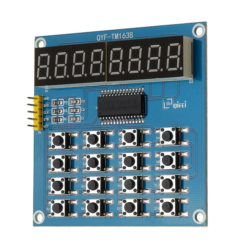 8 Bits LED Digital tube Module Keyboard Scan and Display Module TM1638 ...