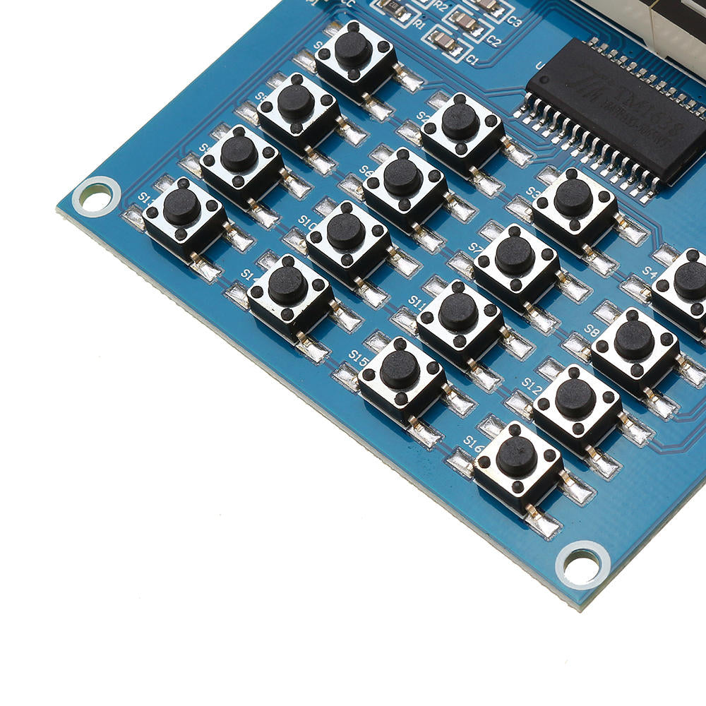 8 Bits LED Digital tube Module Keyboard Scan and Display Module TM1638 ...