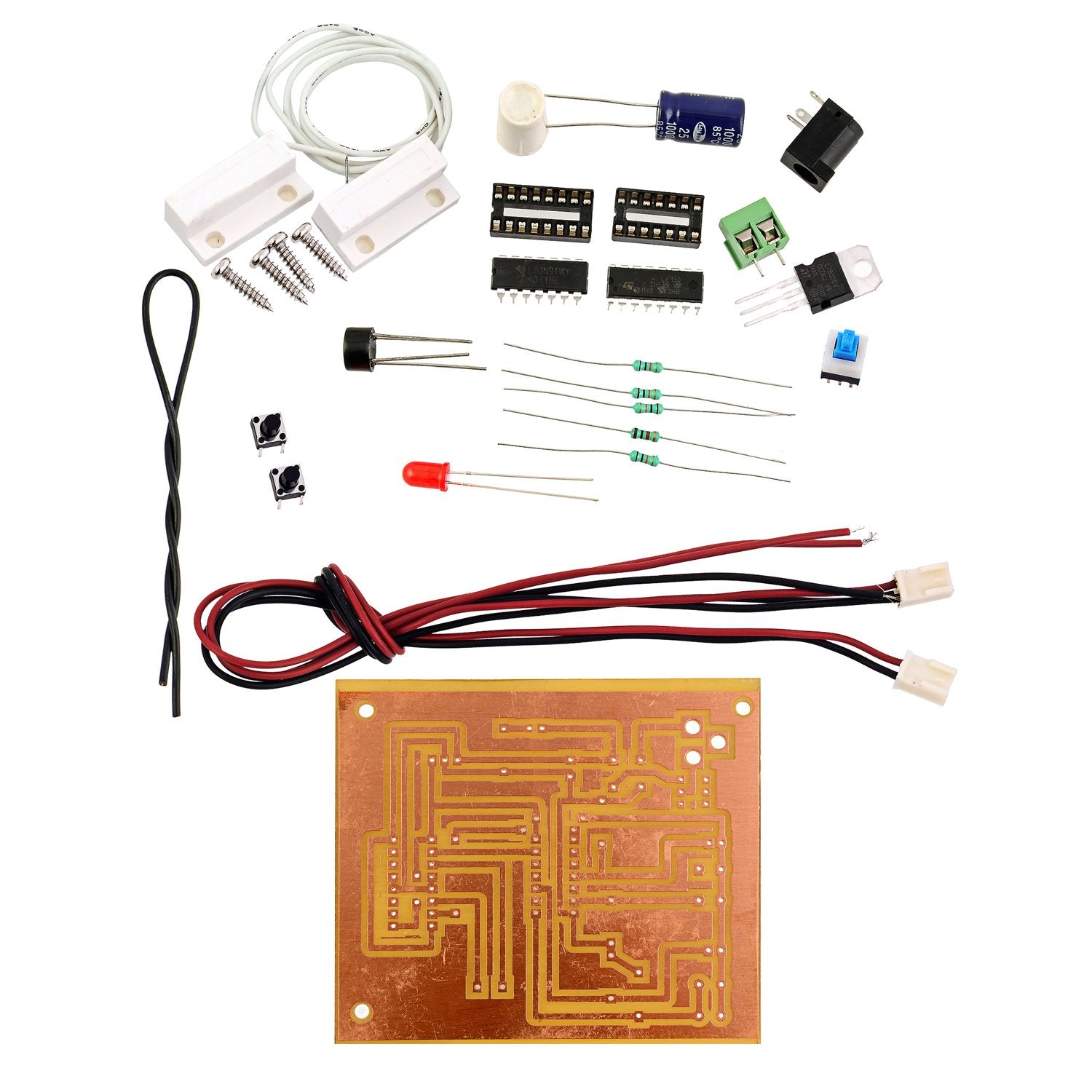 Automatic Curtain Opener and Closer Project Circuit