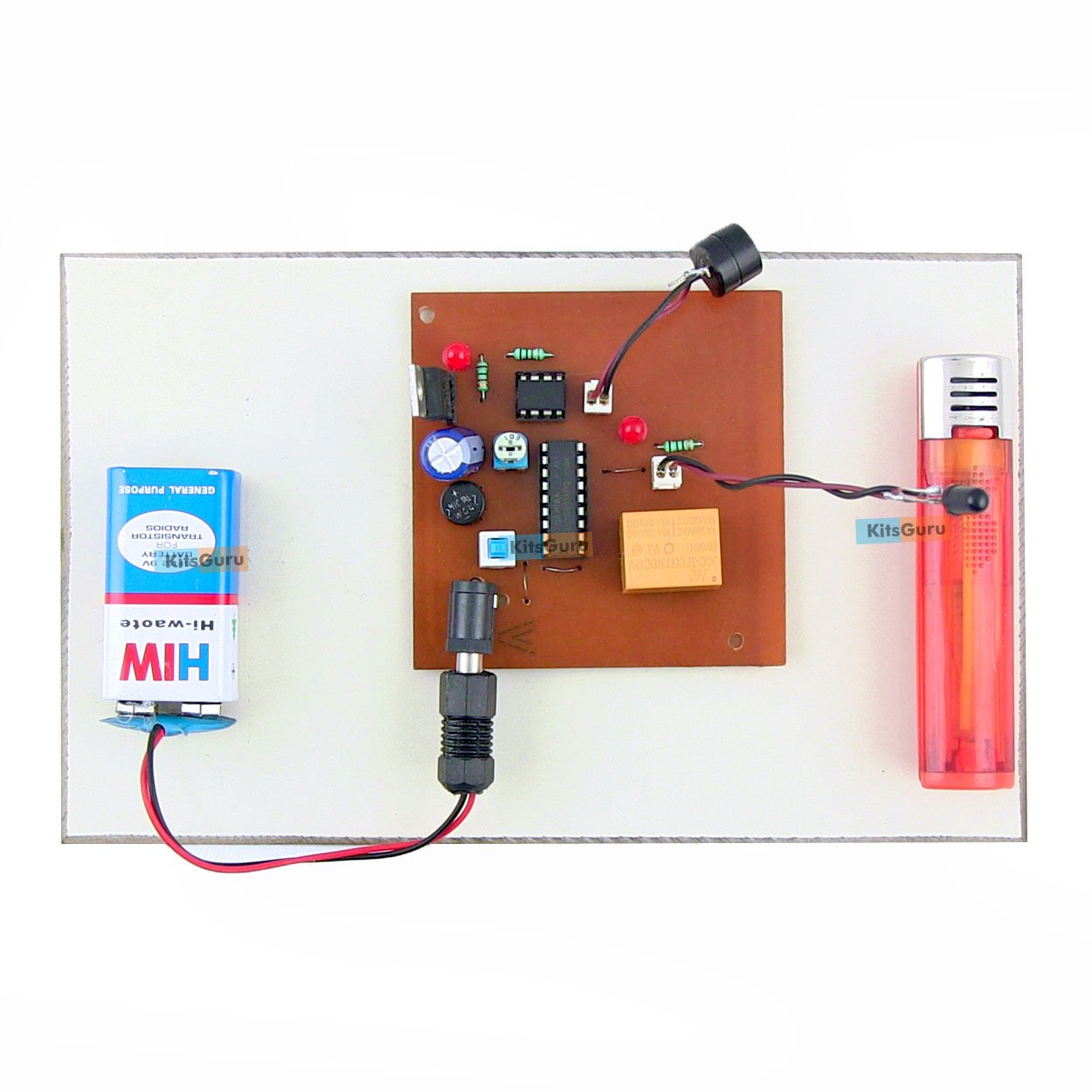 Fire Alarm Using IR