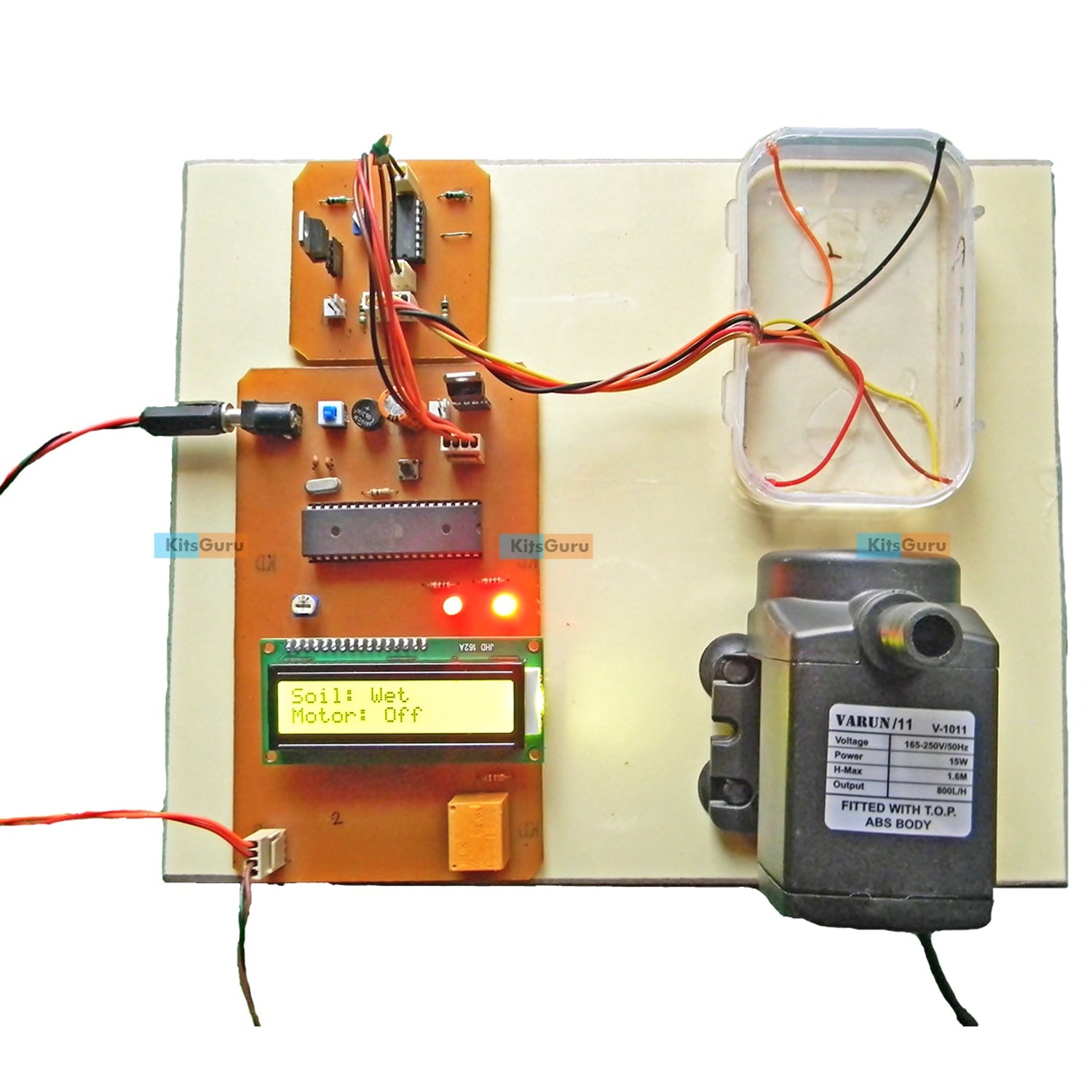 DIY KIT Automatic Irrigation System in india Circuit Diagram