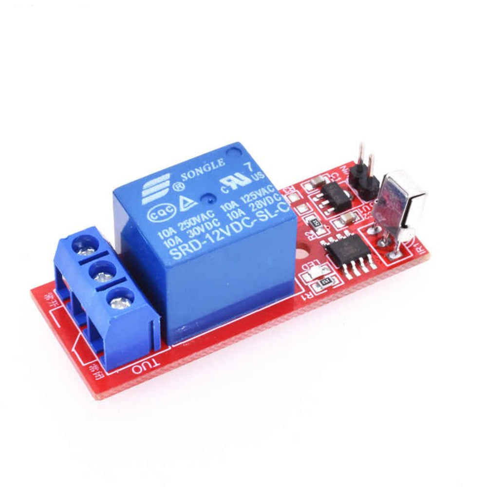 DC 12V 1 Channel Relay Module Infrared IR Remote Switch Control