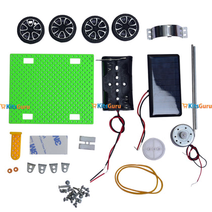 DIY Plastic Solar Hybrid Electric Vehicle STEM Educational Learning Kit