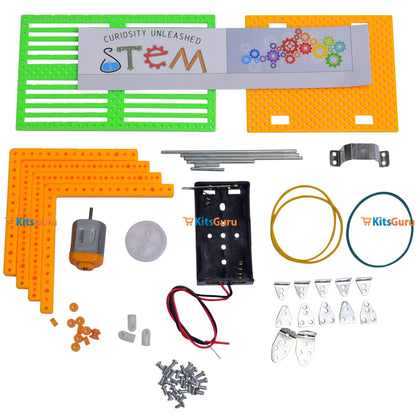 DIY STEM electric sifter teaching model kids school education technology