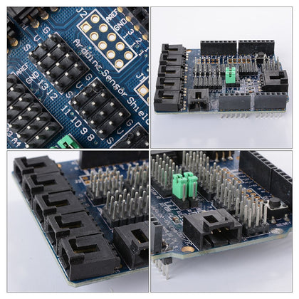 Arduino UNO MEGA Duemilanove Sensor Shield V4 Digital Analog Module Servo Motor