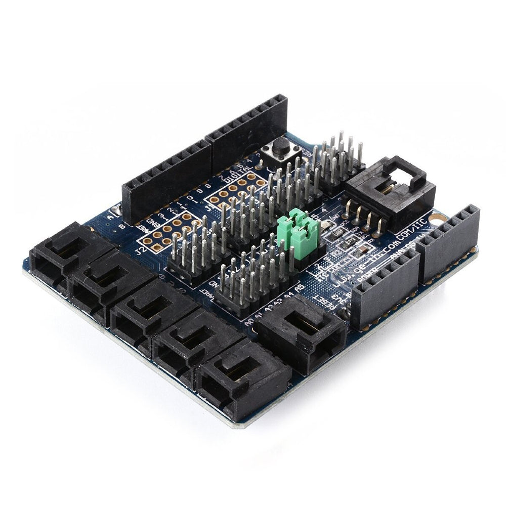 Arduino UNO MEGA Duemilanove Sensor Shield V4 Digital Analog Module Servo Motor