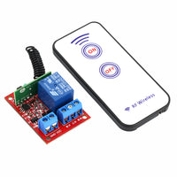 1 channel 12V wireless module + 2 key RF wireless remote control / 433M remote control switch / wireless remote control switch