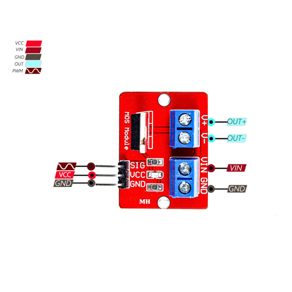 BUY IRF520 MOSFET Driver Module for Arduino ARM Raspberry pi @KITSGURU