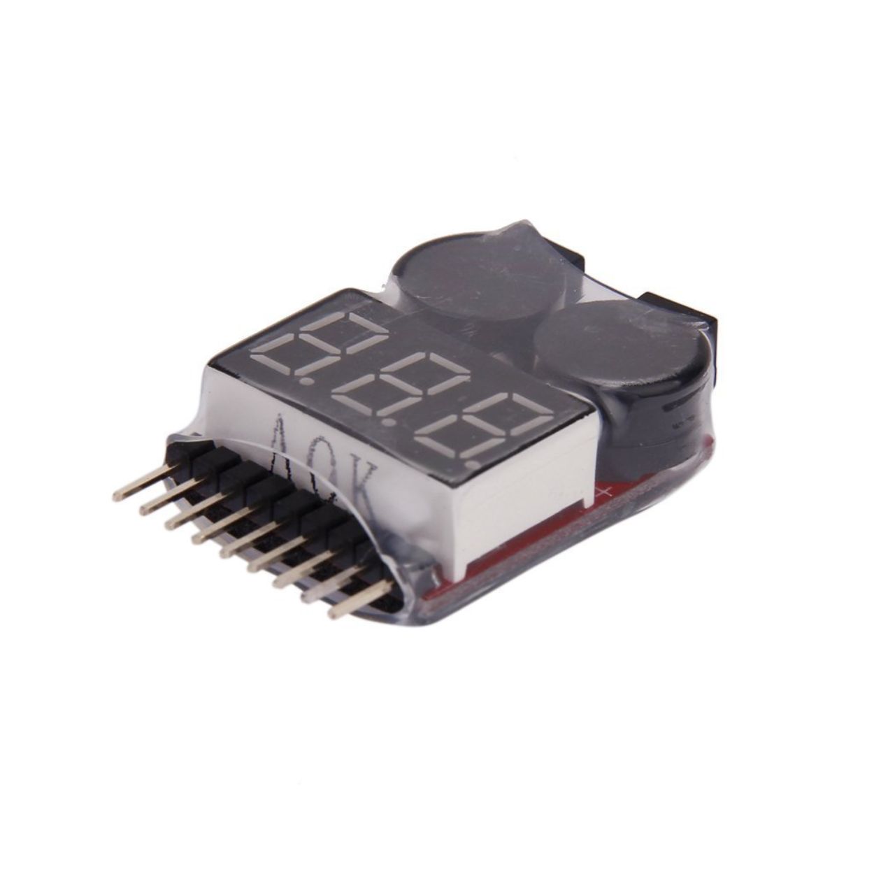 1-8S Lipo / Li-ion Battery Voltage Tester 2IN1 Low Voltage Buzzer Alarm