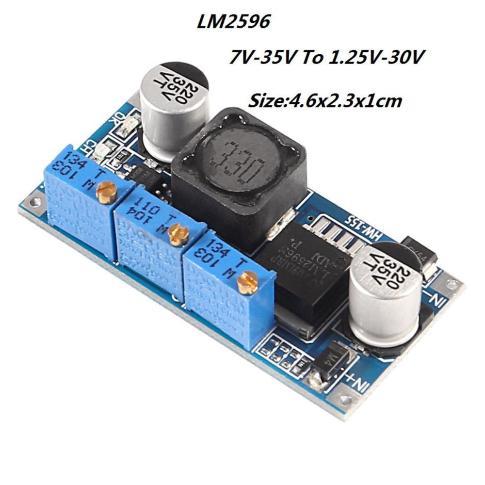 LM2596 DC-DC Buck Converter – Adjustable Step-Down