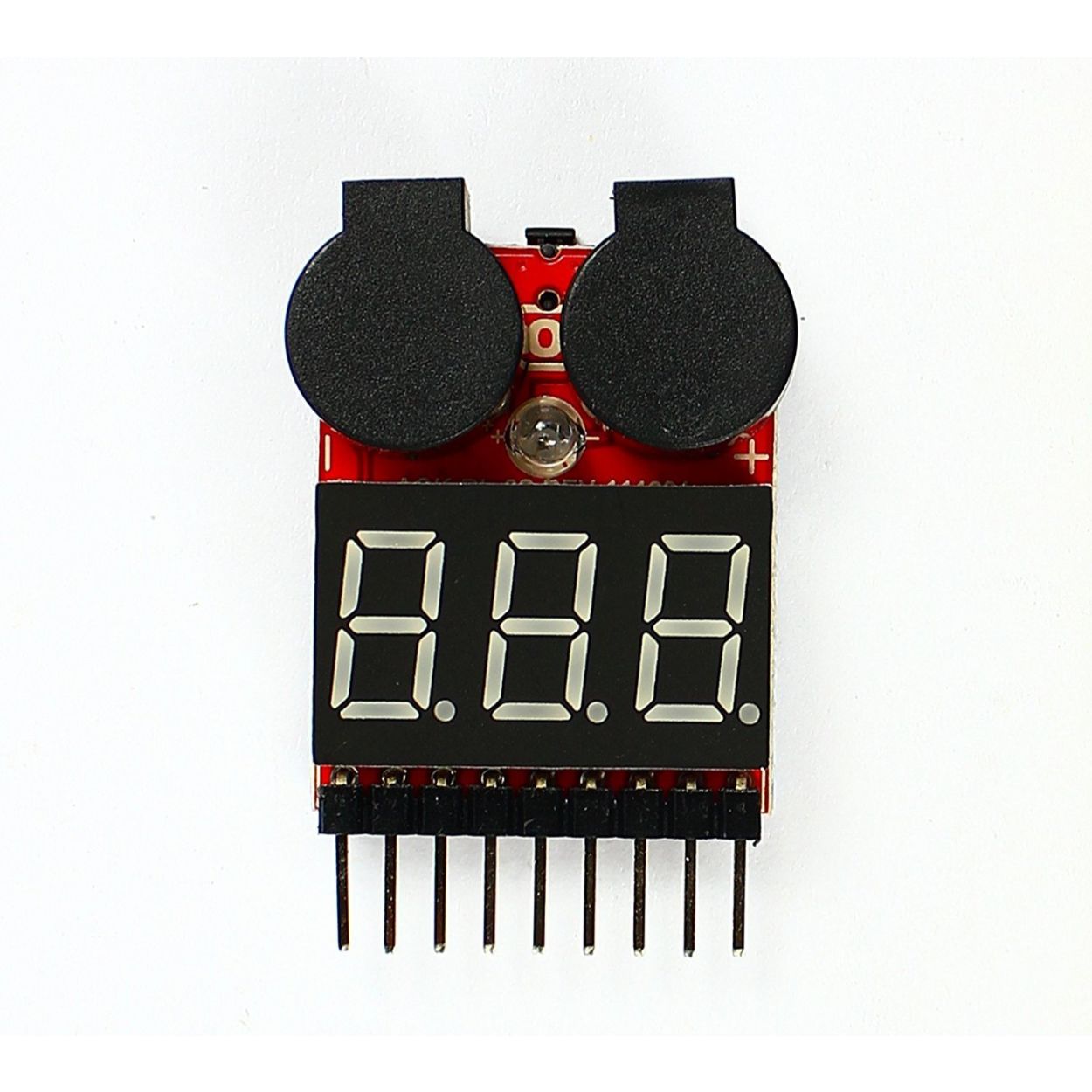 1-8S Lipo / Li-ion Battery Voltage Tester 2IN1 Low Voltage Buzzer Alarm