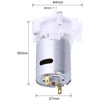 Water/Oil Pump,DC 3-12V Mini Self-priming Gear Pump for Aquarium Water Pumping Tool with KRS-360SH Motor