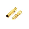 Gold Connectors Male/Female banana plug Pair  3.5mm, 4mm & 5mm