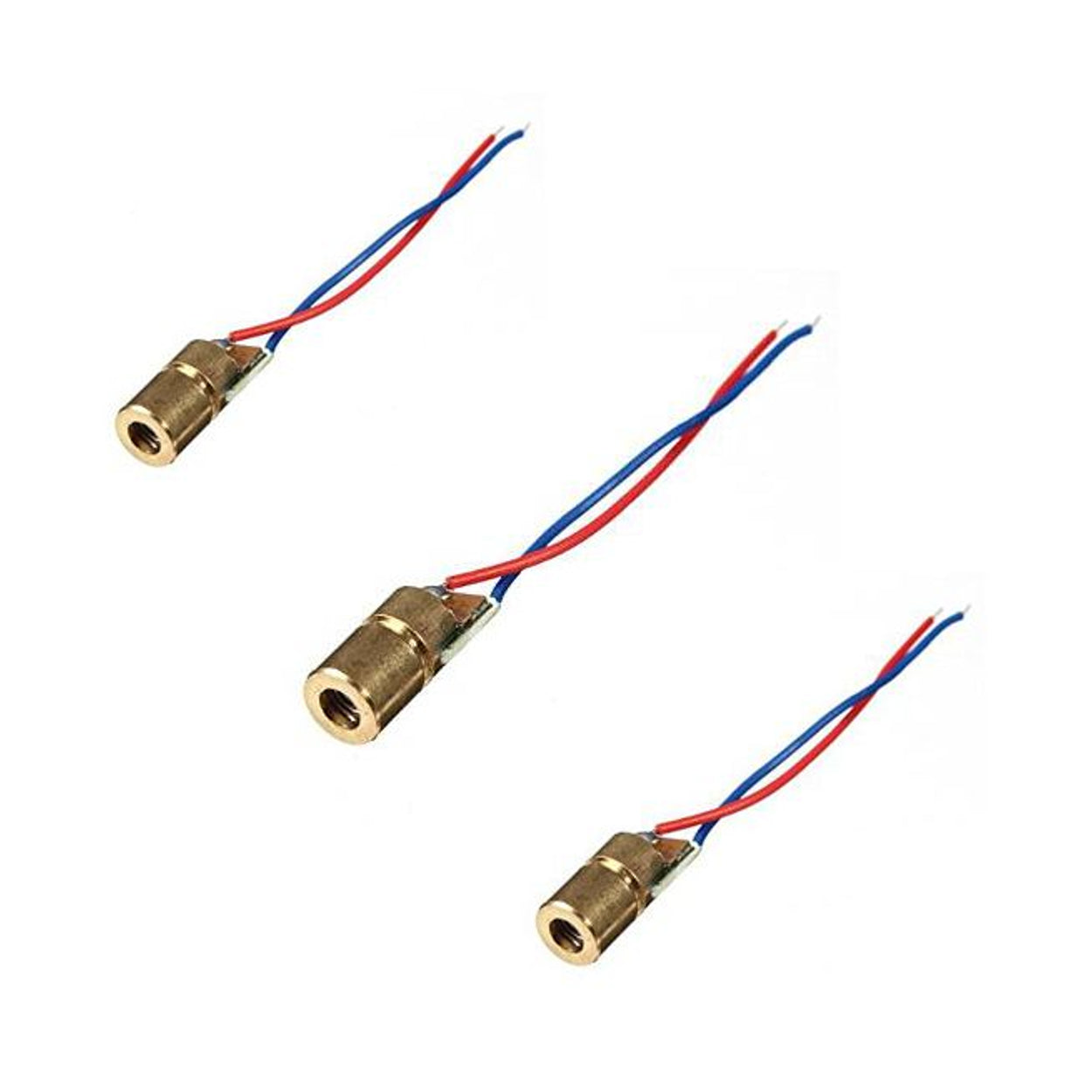 Module Laser Diode Rouge 650nm 30mW - Alimentation Par Câble Réglable - Pour Bricolage, Signalisation, DIY