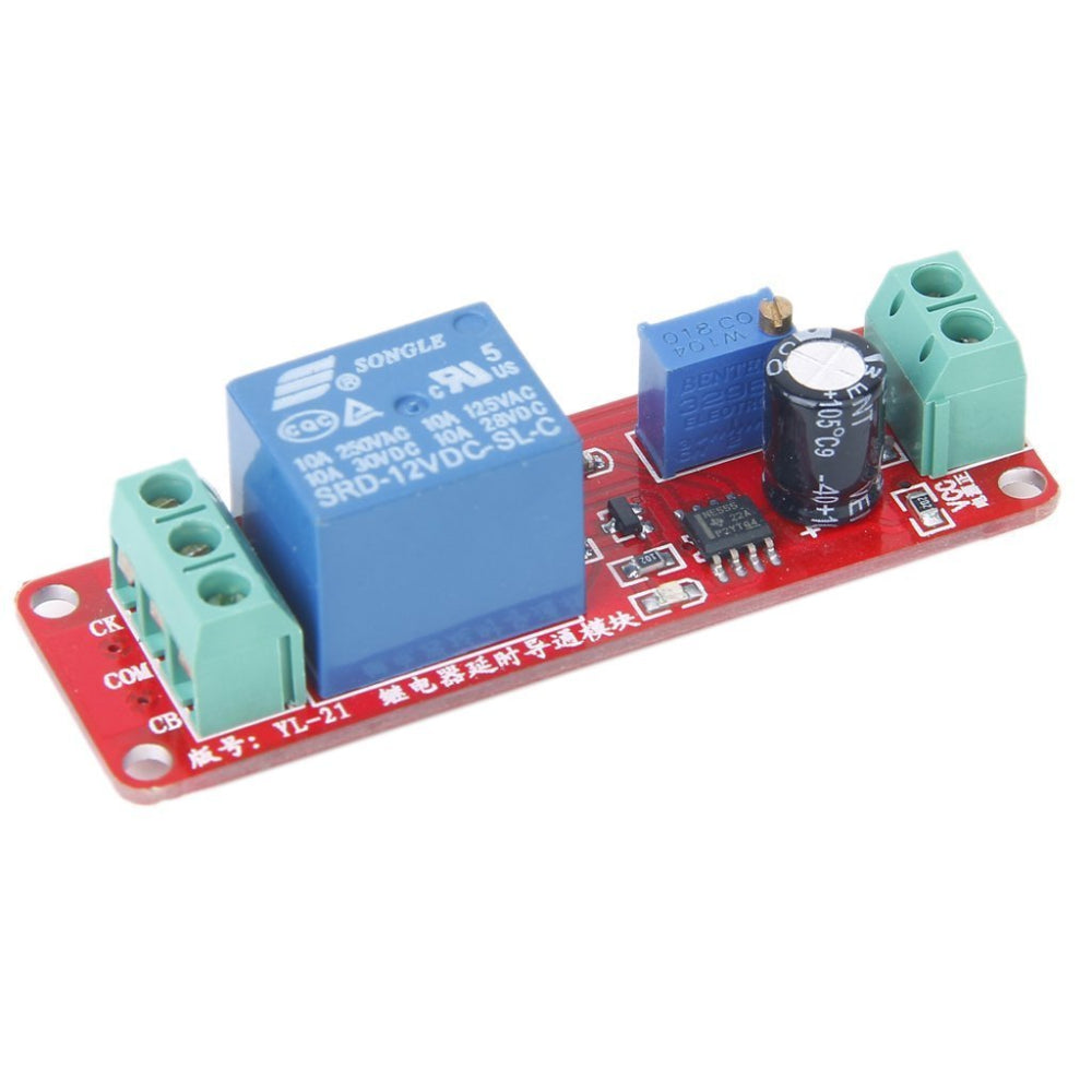 NE555 DC 12V Digital Delay Module - Time Delay Switch