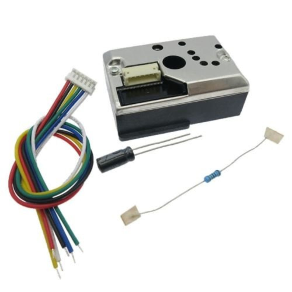 gp2y1010au0f arduino Dust Sensor -Real-Time Detection