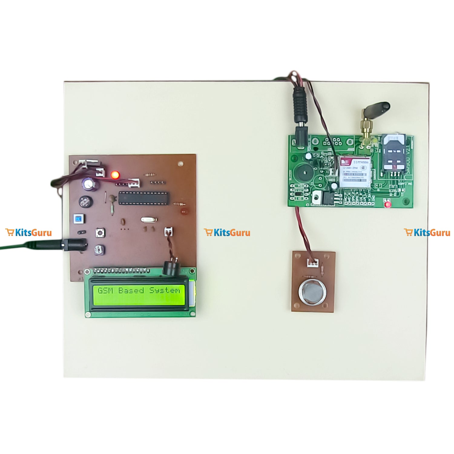 DIY KIT Gas Leakage monitoring system KitsGuru Circuit Diagram