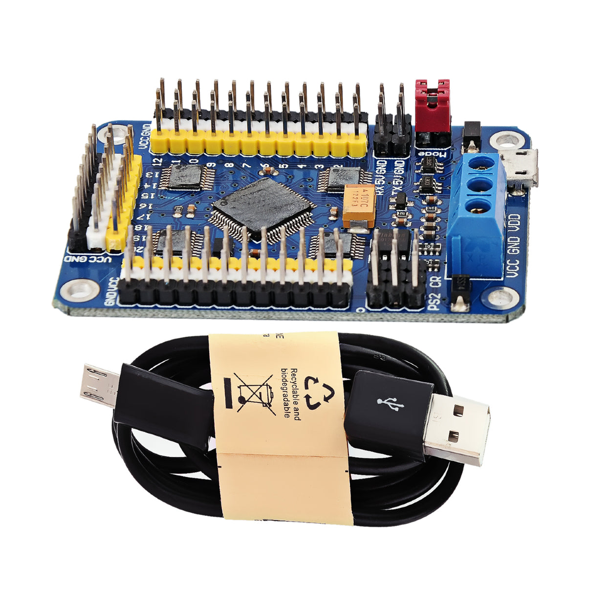 USB 32Ch Servo Motor Controller Board, support PS2 WIFI with USB Cable